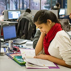 Student Studying